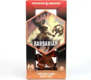 Sirius Dice: Dungeons & Dragons - Adventure Dice Set - Barbarian Orange
