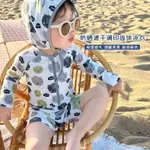男童夏季新款泳衣男寶寶可愛連身超萌泳衣