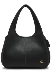 Coach Lane Grained Leather Shoulder bag - Black ONE SIZE