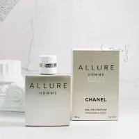 在飛比找Yahoo!奇摩拍賣優惠-CHANEL 香奈兒 白色時尚 傾城之魅 ALLURE 男性