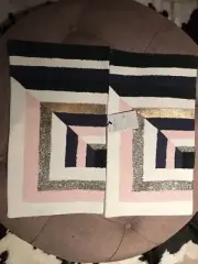 BEAUTIFUL West Elm handcrafted pillow covers. NWT