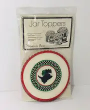 8 Scotty Dog Jar Toppers Black Country Potpourri Press New & Sealed