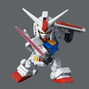 【BANDAI】組裝模型 SD鋼彈 CROSS SILHOUETTE系列 RX-78-2 鋼彈&骨架 套組