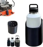 Magnetic Bottle Mounts for 46, 50, 64 Oz, Portable Portable Water Bottle Storage Rack, Magnetic Cup Holder Heavy Duty, Heavy-Duty Bottle Holder for Golf Cart Tractor Bus Lawnmower (50 oz)