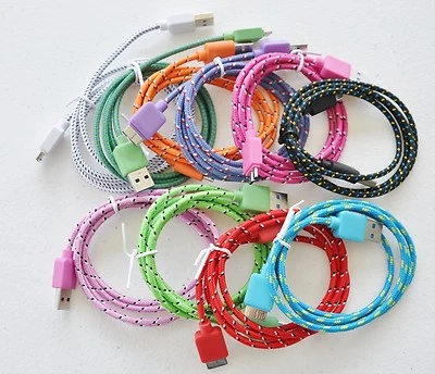 3.0 USB BRAIDED data cable FOR hard drive WD my book passport seagate game xbox