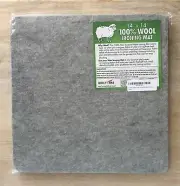 14" x 14" 100% New Zealand Felted Wool Ironing Mat Precision Quilting Tools