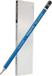 Staedtler Mars Lumograph 100-HB M Drawing Pencils, Pack of 6