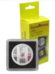 10 - Guardhouse 2x2 Tetra Snaplocks Coin Holders for 39mm 1oz Silver Rounds