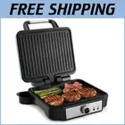 Versatile 3-in-1 Panini Press, Grill & Sandwich Maker - Compact & Efficient