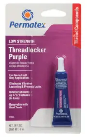 Permatex Threadlocker 24024 LOW STRENGTH Handy size tube
