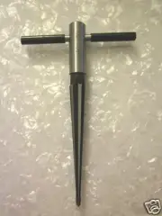 Bridge Tapered Pin Hole Reamer 5-degree 6 Fluted With Grips Luthier Tool