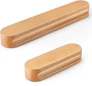 2 Pack Beechwood Tailors Clappers, Professional Sewing Tool for Flattening Fabrics and Point Pressing, Wooden Tailors Clapper for Sewing, Quilting, Ironing(12inch&7inch)