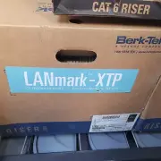 Berk-Tek LANmark-XTP Shielded Cat 6A Riser Cable 1000ft, 6ANP4P24-WH-S-BER-PV