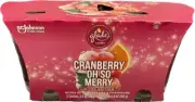 GLADE CRANBERRY Candle CRANBERRY OH SO MERRY LIMITED EDITION 6.8 OZ HTF NEW 2 PK
