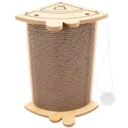 Vertical Cat Scratch Board Scratchers Cardboard Interesting Kitten