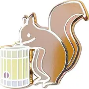 [Cocktail Critters] Enamel Pins for Bartender Aprons, Jackets, Backpacks and Purses, Shirt and Suit Lapels, Cute Button Badges Brooch Fashion Jewelry, gold-plated metal, agate