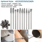 Long Reach Double Cut Carbide Rotary Burr Superior Quality Carving Bit