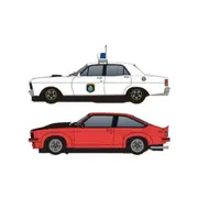 Scalextric 1:32 Scale Australian Highway Patrol Set Holden A9X Torana & Ford XY Police