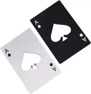 Ace of Spades Bottle Opener Credit Card Size Pocker Cap Opener Portable Stainles
