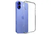 For Apple iPhone 16 PLUS Slim Transparent Clear Bumper Back Soft Phone Case Cover Guard