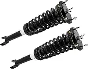 QYCLY C2D11675 1Pair Front Shock Absorbers with Electronic Compatible for Jaguar XJ XJR 2010-2019, Front Struts, No Compatibility Issues, Guaranteed Smooth Installation