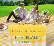 Picnic Blanket Extra Large Soft Rug Waterproof Mat Outdoor Camping Oxford Cloth