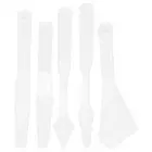 8pcs Plastic Painting Scraper Palette Set Easy Cleaning Reusable For Drawing