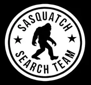 SixtyTwo24 Sasquatch Search Team Sticker- 5" Decal {White}- Bigfoot, yeti Sticker, Sasquatch, boggy Billy Sticker, Boogie Man, Yeahoh, I Believe, Hide and Seek Sticker, Momo, Laptop, SIX766W