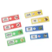 8Pcs Kids Microscope Specimen Slides Insects Plants Educational Prepared Mi BT