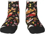 [JBYJBX] Cute Rooster Chickens Print Adult Socks Womens Mens Workout Thermal Cozy All-Season Gift Holiday Articles Use