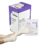 Ansell Perry 5785004 Encore Surgical Latex Gloves Size #7.5 Sterile PF 50/Bx