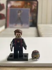 STAR-LORD BLUE SUIT LEGO MINIFIG FIGURE CHRIS PRATT mcu guardians of the galaxy