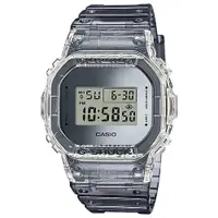 在飛比找松果購物優惠-【CASIO】G-SHOCK 經典方款透明電子運動錶-漸變灰