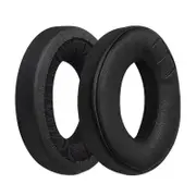 Soft and Breathable Earphone Covers for Parrot Zik - Black 2 Pack
