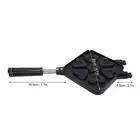 Heart Shape Waffle Maker Pan Non Stick Double Sided Baking Pan Breakfast AU
