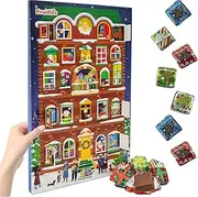 Christmas Calendar Advent Chocolate, Village Toy Shop Countdown To Christmas Calendar, 24 Pieces