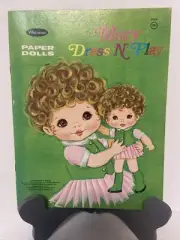 Mary Dress N’ Play Paper Dolls 1969 Whitman UNCUT Vintage Original