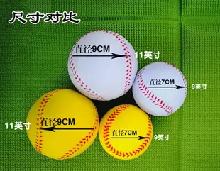 兒童中小學用PU軟式安全棒壘球海綿棒球Tee-Ball發泡棒壘球樂樂球