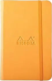 Rhodiarama Webbie Notebook, A6, Plain - Orange