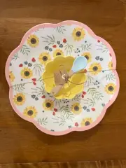 Mud Pie Sunflower Melamine Chip Dip Set NWT