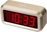 Alarm Clock for Bedrooms, LED Digital Clock Battery Operated Small Wall Clock wi