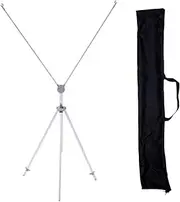 koolsoo Poster Board Stand Accessories with Bag Tripod Advertising Sign Holder x Banner Stand for Presentations Business Advertising, Silver Rod