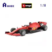 Bburago Licensed 1:18 Scale Ferrari Racing Car SF1000 Tuscan GP 1000th Race Vett