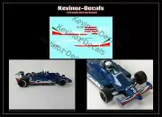 1/32 Scale Decals for F1 Tyrrell 009 - 2 Versions