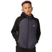 Regatta Boys Kielder Hybrid VII Padded Full Zip Jacket SlGry/CalYel 14-15 Years - Chest 86-89cm (Height 164-170cm)