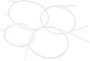 Roarrter 4pcs White Nylon Ukulele String Set