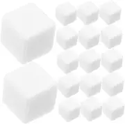 Kisangel 30pcs Blank Dices Writable Dice Props for DIY Crafts Educational Activities Lightweight Drop Resistant for Unique Game Experiences