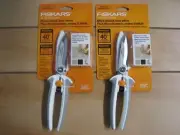 2 - FISKARS #179300 8" POWERCUT EASY ACTION STAINLESS SNIPS