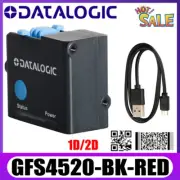 Datalogic Gryphon 4500 Fixed Series GFS4520-BK-RED 1D/2D Barcode Scanner USB Kit