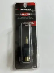 RadioShack Dual RCA (Phono) Male to 1/8" (3.5mm) Mono Female #274-889